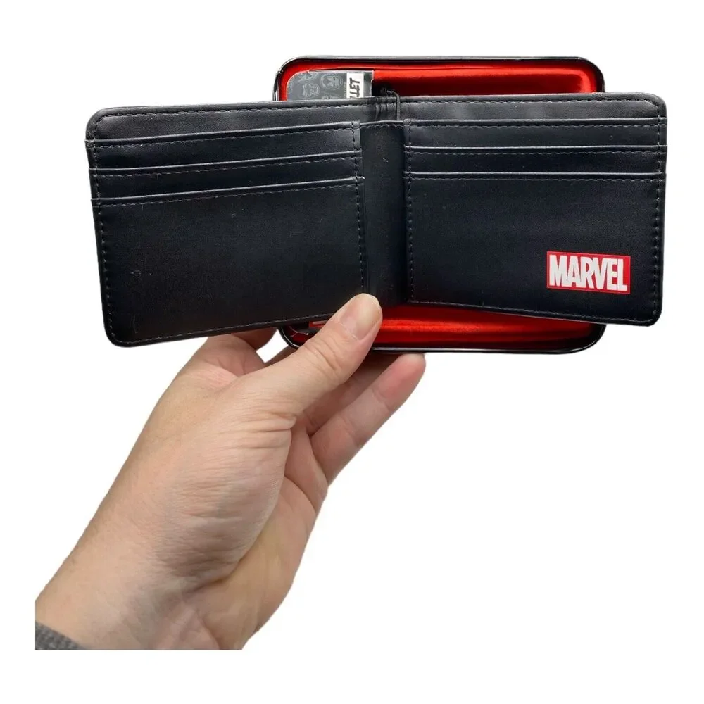 Marvel Comics Limited Edition Men's Retro Superhero Comic Book Slimfold Wallet.
